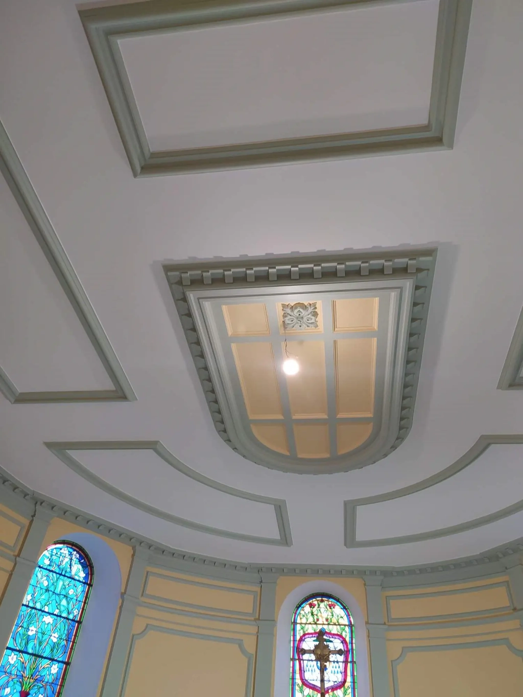 Rénovation de peinture à la chapelle privée de l'évêque d'Albi