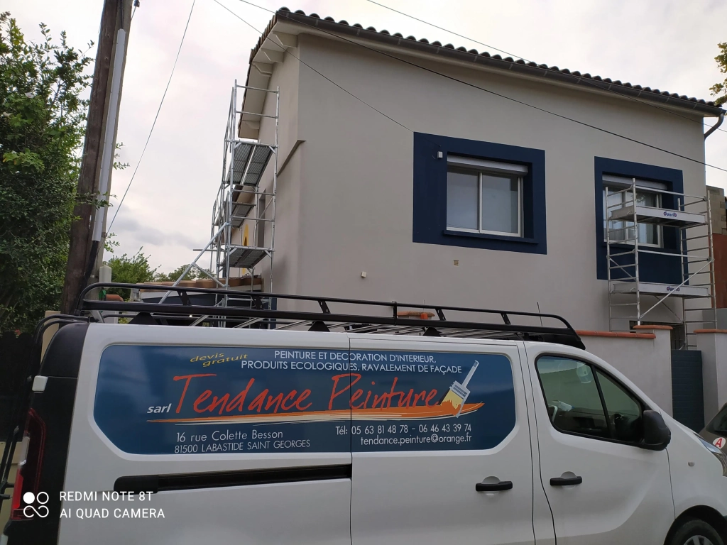 Réalisation d'une peinture extérieure à Balma