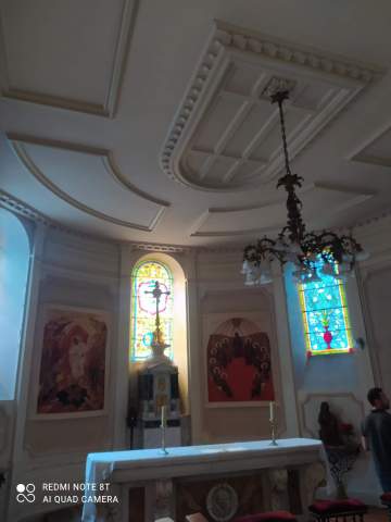 Rénovation de peinture à la chapelle privée de l'évêque d'Albi